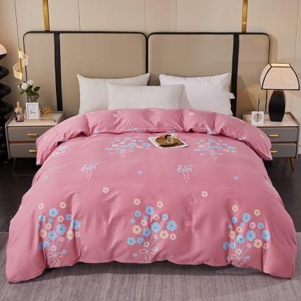 91家纺网 家纺一手货源 找家纺 总-2024新款格林系多规格全棉活性磨毛被套单件单品被套纯棉磨毛单被套