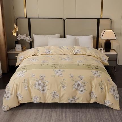 91家纺网 家纺一手货源 找家纺 总-2024新款格林系多规格全棉活性磨毛被套单件单品被套纯棉磨毛单被套