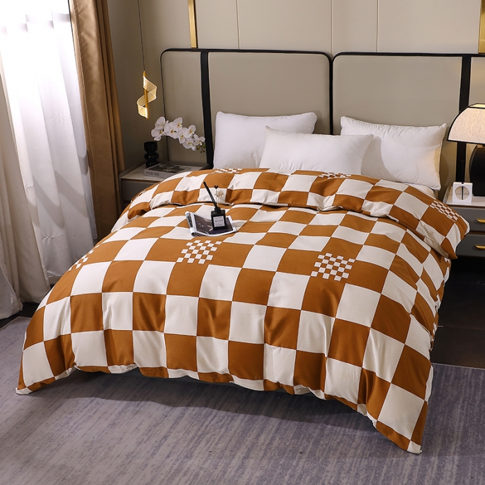 91家纺网 家纺一手货源 找家纺 总-2024新款格林系多规格全棉活性磨毛被套单件单品被套纯棉磨毛单被套