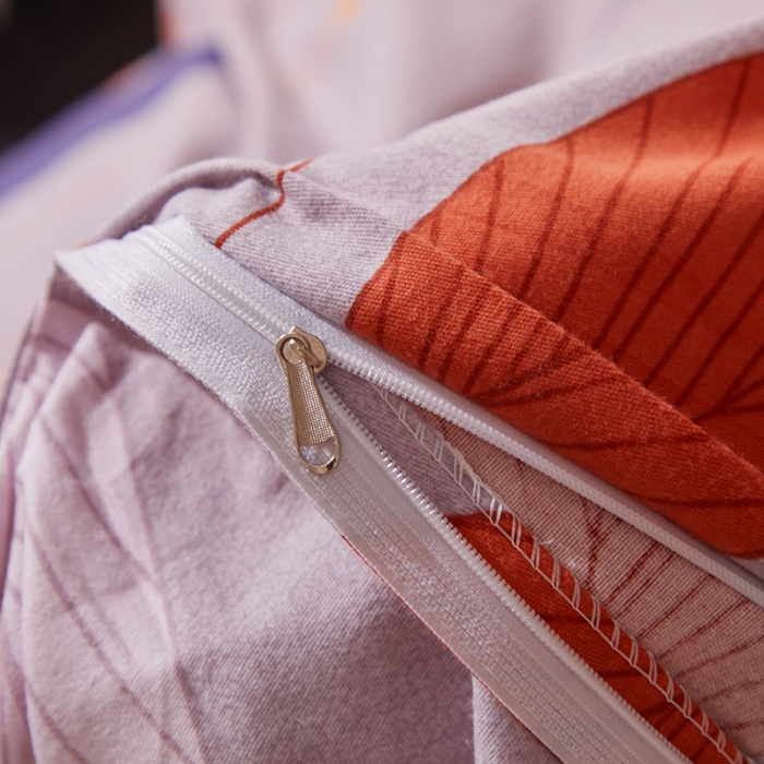 91家纺网 家纺一手货源 找家纺 晶缦 2023新款格林系列全棉活性磨毛单被套 花姿摇曳灰