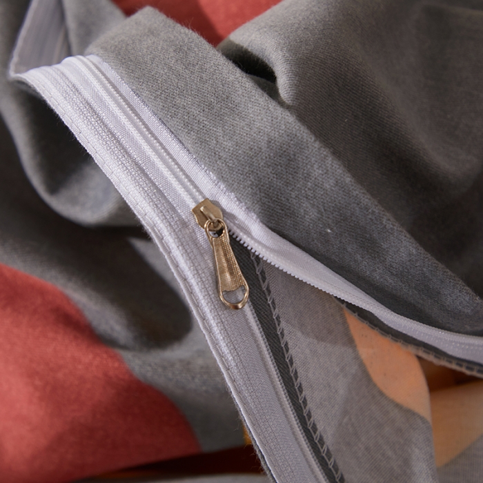 91家纺网 家纺一手货源 找家纺 晶缦 2023新款格林系列全棉活性磨毛单被套 魅力熊