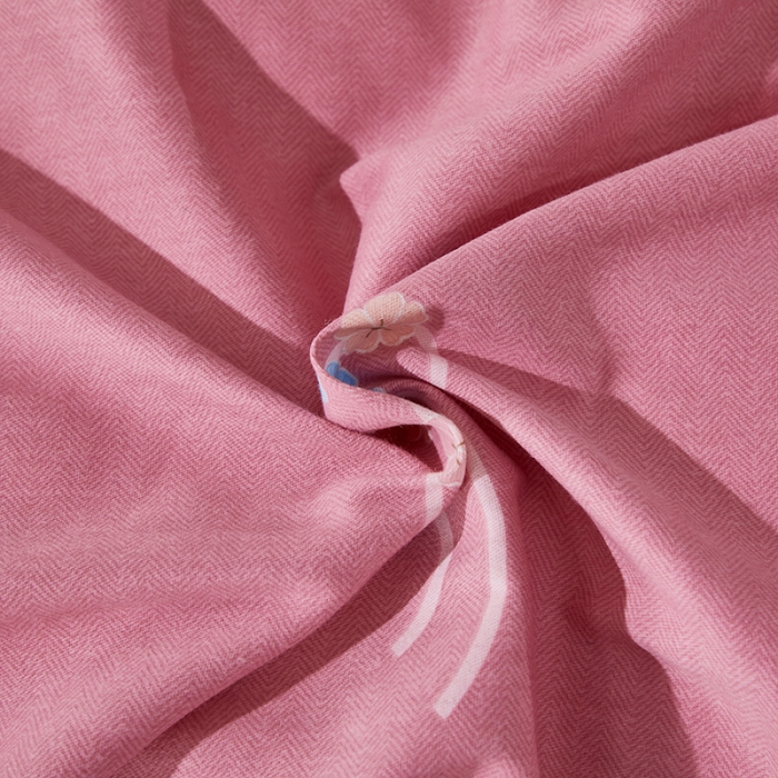 91家纺网 家纺一手货源 找家纺 晶缦 2023新款格林系列全棉活性磨毛单被套 沁香