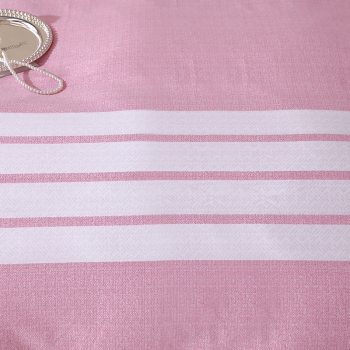 91家纺网 家纺一手货源 找家纺 晶缦 2023新款格林系列全棉活性磨毛单被套 爱伦粉