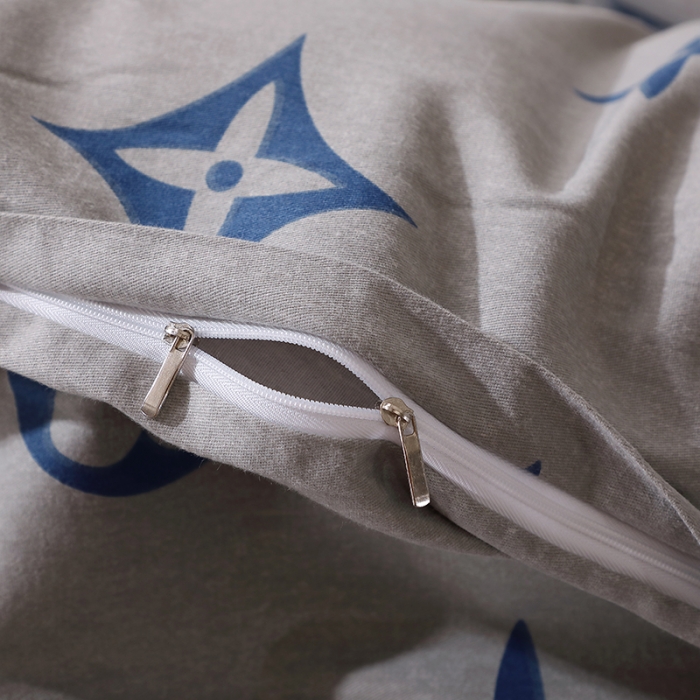 91家纺网 家纺一手货源 找家纺 晶缦 2023新款格林系列全棉活性磨毛单被套 路易斯