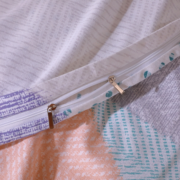 91家纺网 家纺一手货源 找家纺 晶缦 2023新款格林系列全棉活性磨毛单被套 美好时光