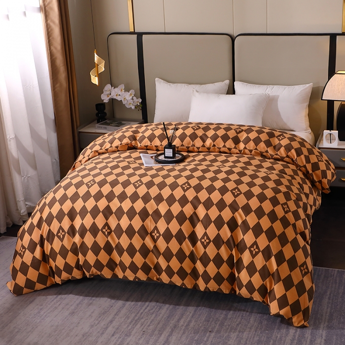 91家纺网 家纺一手货源 找家纺 晶缦 2023新款格林系列全棉活性磨毛单被套 星罗