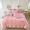 91家纺网 家纺一手货源 找家纺 眷恋 2024新款贝壳边牛奶绒刺绣四件套 恋-玫瑰粉+星黛紫