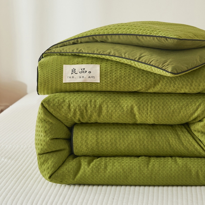 91家纺网 家纺一手货源 找家纺 （总）子由家居 2023新款b类纯棉华夫格100棉花冬被