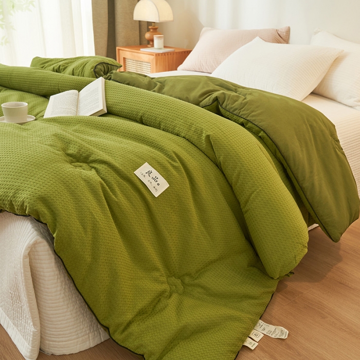 91家纺网 家纺一手货源 找家纺 （总）子由家居 2023新款b类纯棉华夫格100棉花冬被