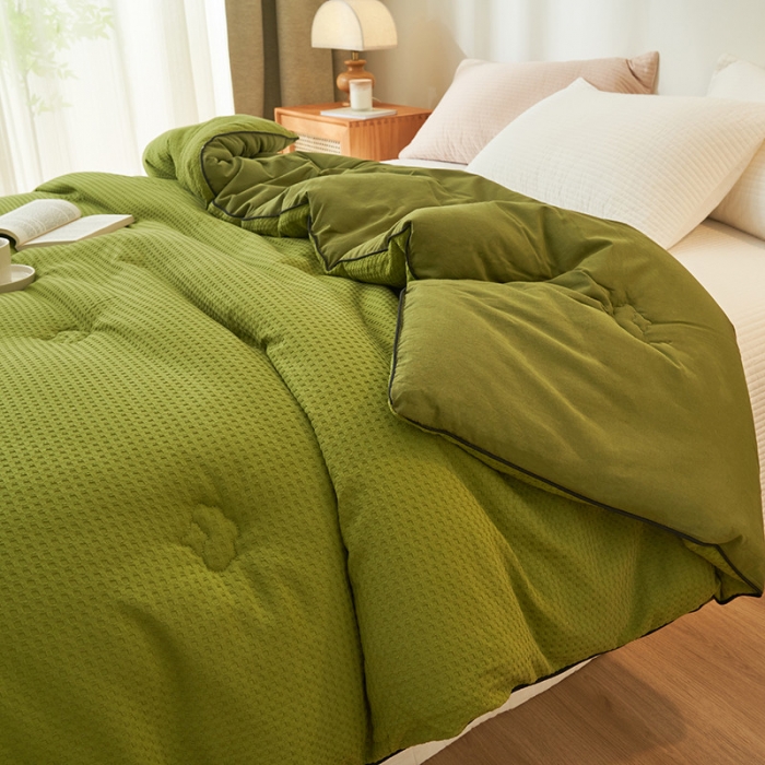 91家纺网 家纺一手货源 找家纺 （总）子由家居 2023新款b类纯棉华夫格100棉花冬被