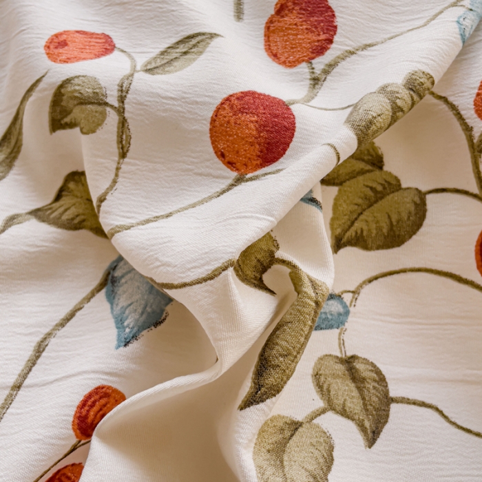 91家纺网 家纺一手货源 找家纺 宜家坊 2023新款法式风水洗棉麻四件套 花溪