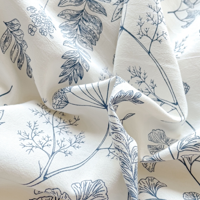 91家纺网 家纺一手货源 找家纺 宜家坊 2023新款法式风水洗棉麻四件套 浅沫