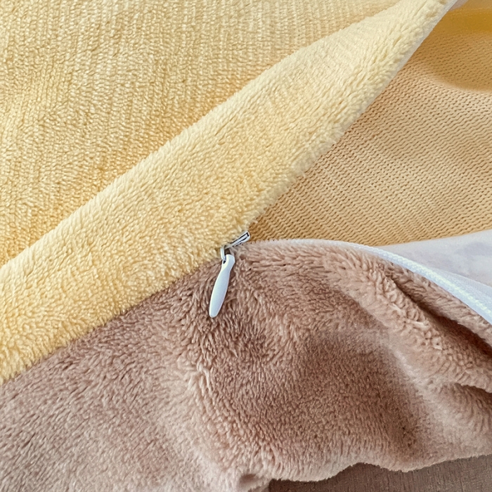 91家纺网 家纺一手货源 找家纺 宜家坊 ins风小红书博主推荐A类高克重纯色双拼牛奶绒四件套 炭烤起司