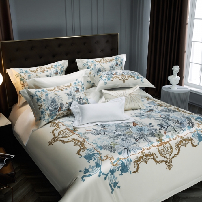 91家纺网 家纺一手货源 找家纺 缔缦 2023新款高端100s数码印花四件套-第五批 斯特蔓