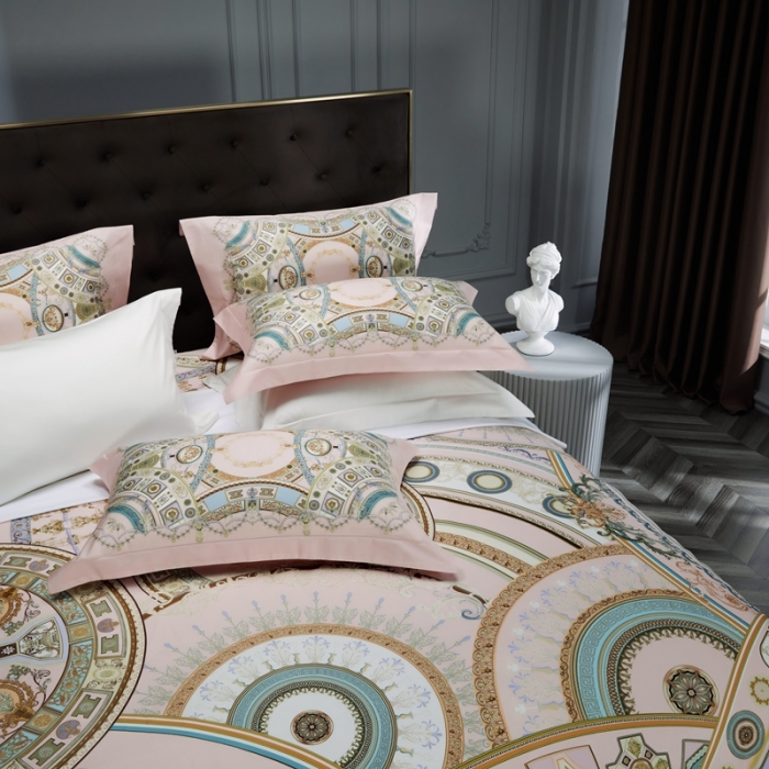 91家纺网 家纺一手货源 找家纺 缔缦 2023新款高端100s数码印花四件套-第五批 星辰