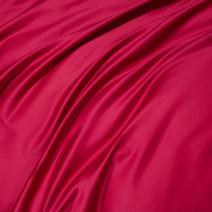 91家纺网 家纺一手货源 找家纺 100支100S全棉太妃缎纯色拼色四件套可选多件套可定制 波尔多红