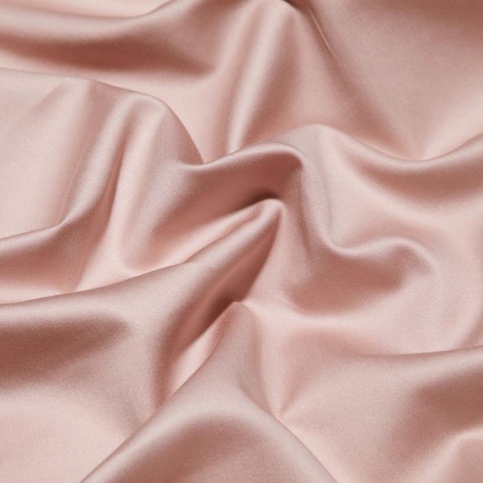 91家纺网 家纺一手货源 找家纺 100支100S全棉太妃缎纯色拼色四件套可选多件套可定制 夕岚粉