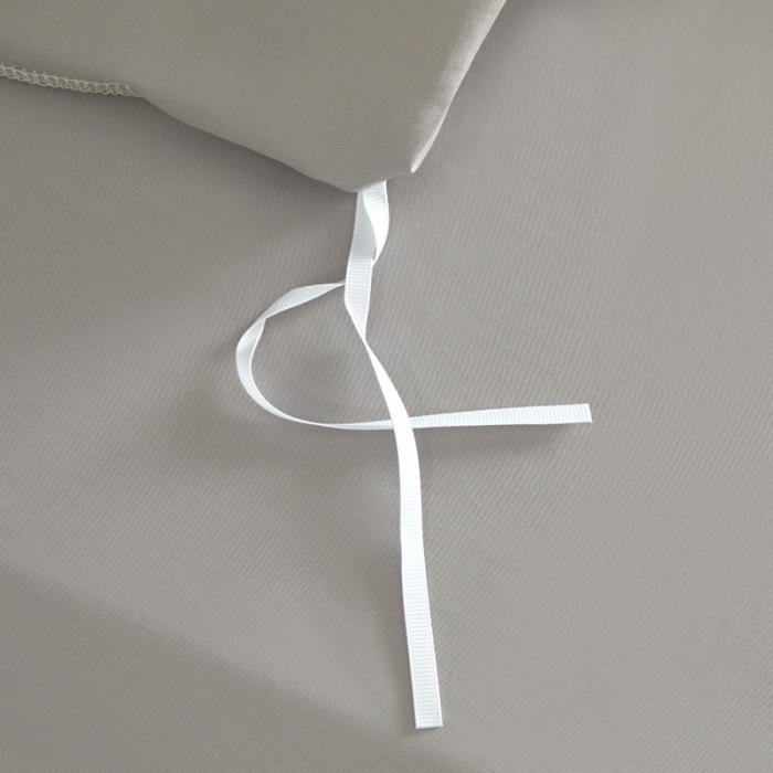 91家纺网 家纺一手货源 找家纺 100支100S全棉太妃缎纯色拼色四件套可选多件套可定制 月影灰