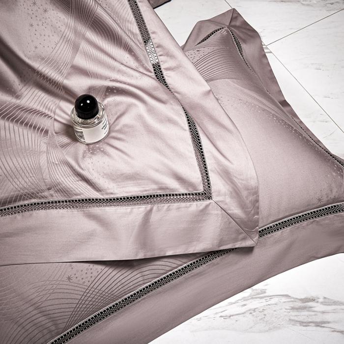 91家纺网 家纺一手货源 找家纺 100支100S全棉提花四件套可配七件套可定制长绒棉直播爆款 芬芳