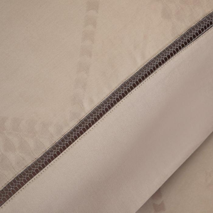 91家纺网 家纺一手货源 找家纺 100支100S全棉提花四件套可配七件套可定制长绒棉直播爆款 荣耀