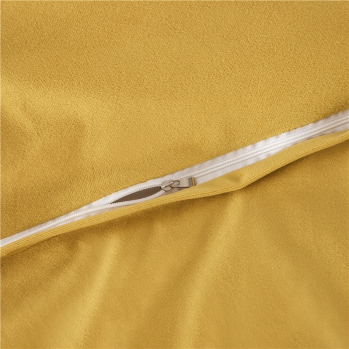 91家纺网 家纺一手货源 找家纺 宜家坊 2023新款高克重高奢云丝绒系列四件套 佛罗伦萨-黄