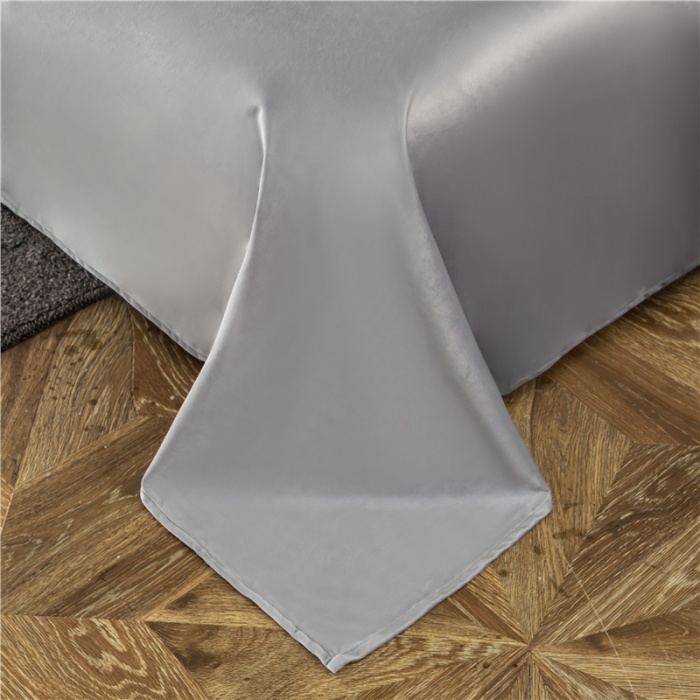 91家纺网 家纺一手货源 找家纺 宜家坊 2023新款高克重高奢云丝绒系列四件套 莱恩-灰