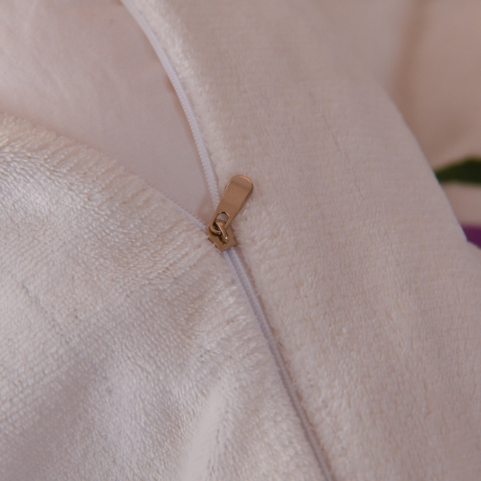 91家纺网 家纺一手货源 找家纺 2023新款无印风印花双面牛奶绒四件套 彩色条纹