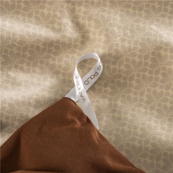 91家纺网 家纺一手货源 找家纺 宜家坊 2023新款高克重高奢云丝绒系列四件套 罗森堡-棕