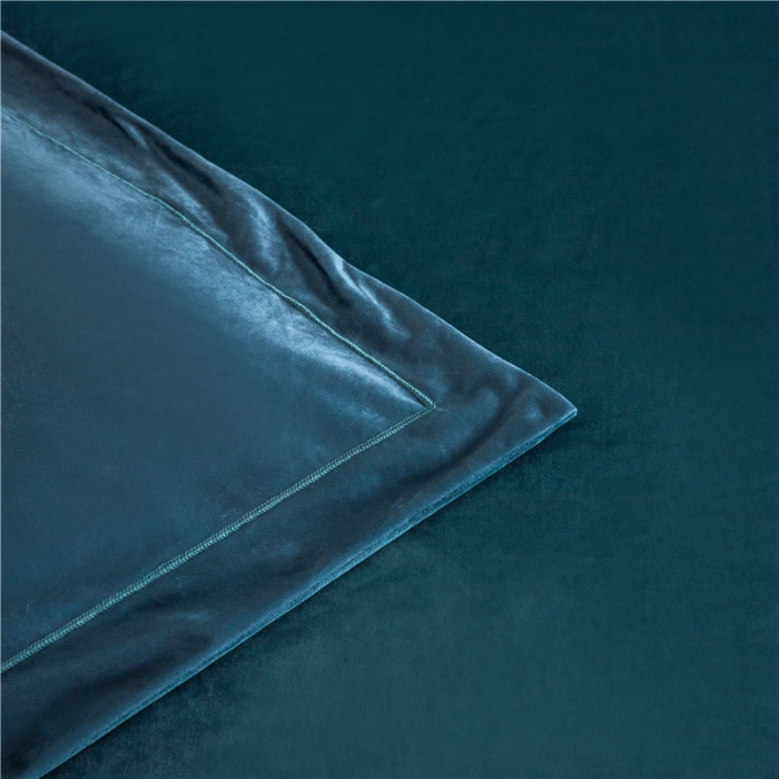 91家纺网 家纺一手货源 找家纺 宜家坊 2023新款高克重高奢云丝绒系列四件套 祖玛珑-兰