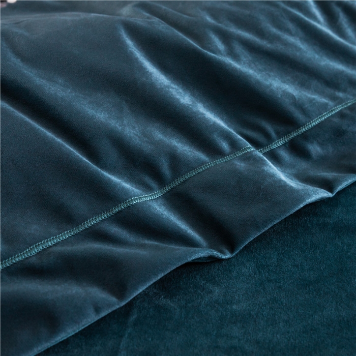 91家纺网 家纺一手货源 找家纺 宜家坊 2023新款高克重高奢云丝绒系列四件套 祖玛珑-兰