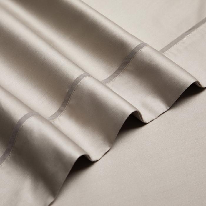 91家纺网 家纺一手货源 找家纺 50支50S纯色长绒棉四件套可选七件套可定制直播爆款 纯朴