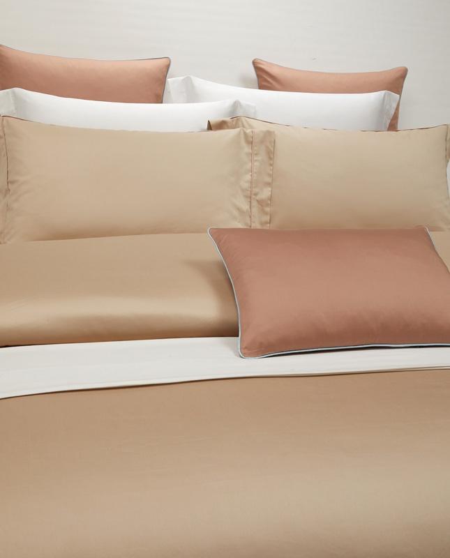 91家纺网 家纺一手货源 找家纺 50支50S纯色长绒棉四件套可选七件套可定制直播爆款 归真