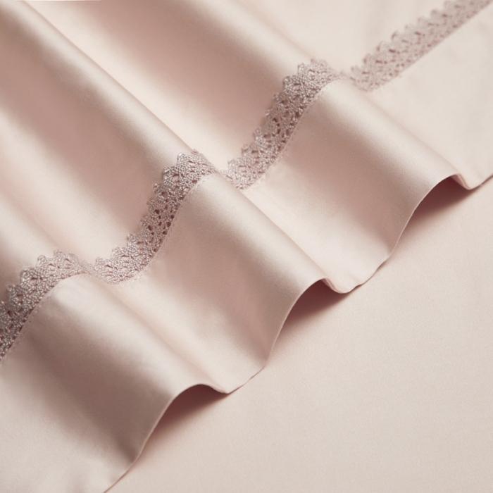 91家纺网 家纺一手货源 找家纺 50支50S纯色长绒棉四件套可选七件套可定制直播爆款 清秀