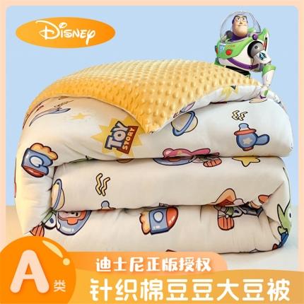 心卓婴童馆 2023新款A类迪士尼针织棉豆豆被系列-成人款 玩具总动员
