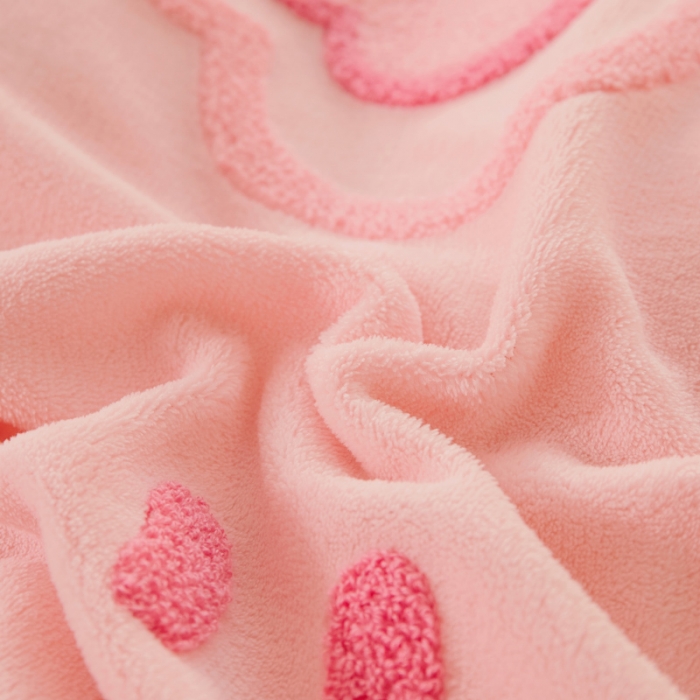 91家纺网 家纺一手货源 找家纺 （总）泉欣家纺2024网红牛奶绒卡通毛巾绣粉猪猪系列四件套（专版花型）