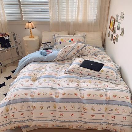 91家纺网 家纺一手货源 找家纺 （总）莱豫家纺 2023新款跑量纯棉四件套第17波