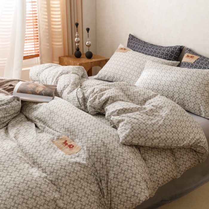 91家纺网 家纺一手货源 找家纺 棉生活 2023新款全棉磨毛四件套