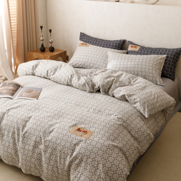 91家纺网 家纺一手货源 找家纺 棉生活 2023新款全棉磨毛四件套