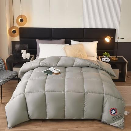 91家纺网 家纺一手货源 找家纺 （总）美之润 2025新款全棉白绒绒羽丝绒被