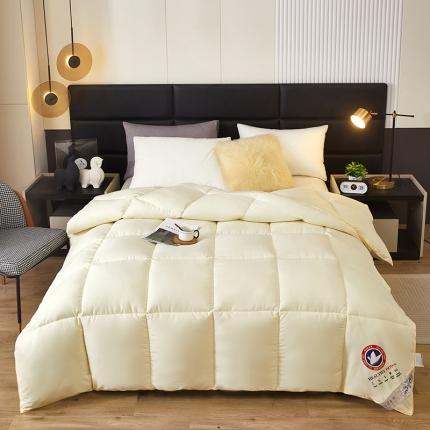 91家纺网 家纺一手货源 找家纺 （总）美之润 2025新款全棉白绒绒羽丝绒被