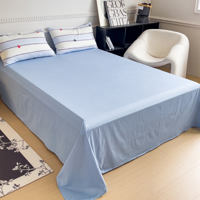 91家纺网 家纺一手货源 找家纺 畅畅家纺 2023新款13372全棉小清新简约系列四件套 童话镇