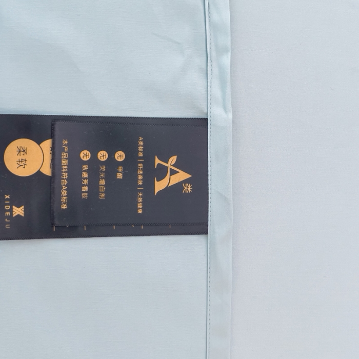 91家纺网 家纺一手货源 找家纺 品家居 2025新款长绒棉四件套-艾米莉 艾米莉-浅兰