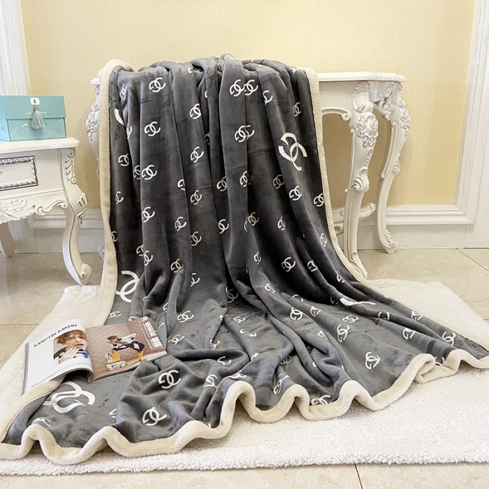 91家纺网 家纺一手货源 找家纺 卡奥 2024新款双层复合云貂绒北极绒休闲毛毯 西西里