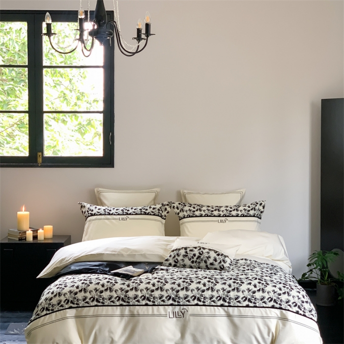 91家纺网 家纺一手货源 找家纺 （总）优然居 2023新款拼接刺绣四件套