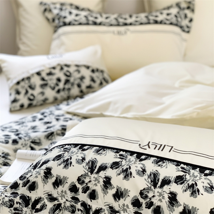 91家纺网 家纺一手货源 找家纺 （总）优然居 2023新款拼接刺绣四件套