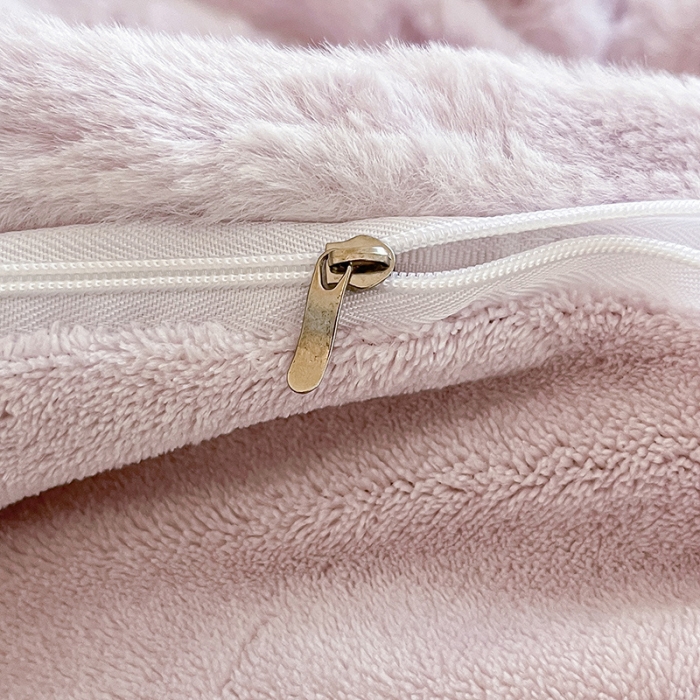 91家纺网 家纺一手货源 找家纺 澳梵 2023新款立体压花兔兔绒牛奶绒四件套 玫瑰-紫