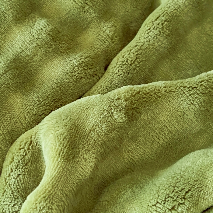 91家纺网 家纺一手货源 找家纺 佳居缘 2023新款A类兔兔绒四件套柔软亲肤绒轻奢套件 果绿