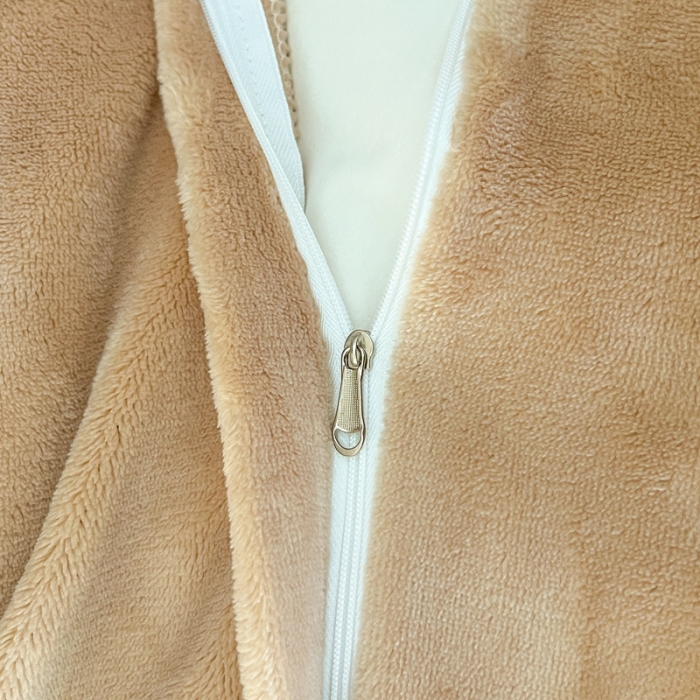 91家纺网 家纺一手货源 找家纺 佳居缘 2023新款A类兔兔绒四件套柔软亲肤绒轻奢套件 奶白