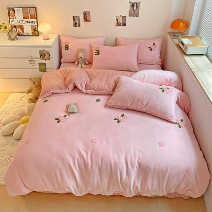 91家纺网 家纺一手货源 找家纺 （总）红嘴企鹅 2025新品卡通毛巾绣牛奶绒套件含买家秀