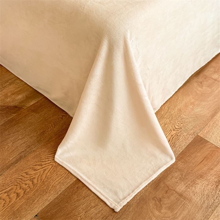 91家纺网 家纺一手货源 找家纺 义博 2025新款牛奶绒刺绣四件套-浪漫系列 浪漫-粉白